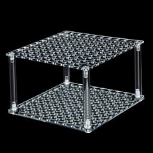 Load image into Gallery viewer, YX163 96-Hole Acrylic Paint Brush Pencils Stand, YX163 (Transparent), YX163 (Black)