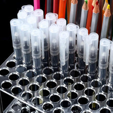 Load image into Gallery viewer, YX163 96-Hole Acrylic Paint Brush Pencils Stand, YX163 (Transparent), YX163 (Black)