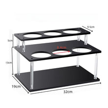 Load image into Gallery viewer, YX164 Acrylic 2 Tier Coffee Syrups Bottle Rack Organizer, YX164
