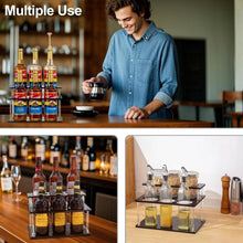 Load image into Gallery viewer, YX164 Acrylic 2 Tier Coffee Syrups Bottle Rack Organizer, YX164