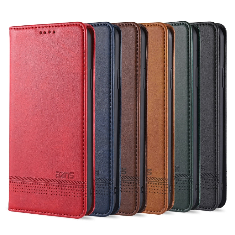 AZNS Magnetic Calf Texture Horizontal Flip Leather Case with Card Slots & Holder & Wallet, For iPhone 12 Pro Max, For iPhone 12 / 12 Pro, For iPhone 12 mini, For iPhone 11 Pro Max, For iPhone 11 Pro, For iPhone 11