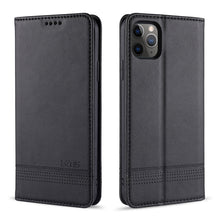 Load image into Gallery viewer, AZNS Magnetic Calf Texture Horizontal Flip Leather Case with Card Slots &amp; Holder &amp; Wallet, For iPhone 12 Pro Max, For iPhone 12 / 12 Pro, For iPhone 12 mini, For iPhone 11 Pro Max, For iPhone 11 Pro, For iPhone 11