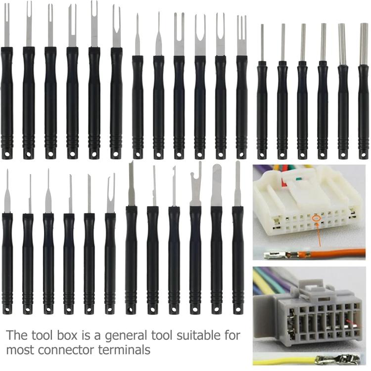 30pcs / Set Car Wire Harness Terminal Pin Removal Tool, 30pcs / Set