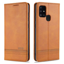 Load image into Gallery viewer, AZNS Magnetic Calf Texture Horizontal Flip Leather Case with Card Slots &amp; Holder &amp; Wallet, For Samsung Galaxy A11, For Samsung Galaxy A21s, For Samsung Galaxy A31, For Samsung Galaxy A41, For Samsung Galaxy A51, For Samsung Galaxy A71                  ...