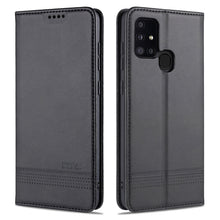 Load image into Gallery viewer, AZNS Magnetic Calf Texture Horizontal Flip Leather Case with Card Slots &amp; Holder &amp; Wallet, For Samsung Galaxy A11, For Samsung Galaxy A21s, For Samsung Galaxy A31, For Samsung Galaxy A41, For Samsung Galaxy A51, For Samsung Galaxy A71                  ...