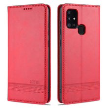 Load image into Gallery viewer, AZNS Magnetic Calf Texture Horizontal Flip Leather Case with Card Slots &amp; Holder &amp; Wallet, For Samsung Galaxy A11, For Samsung Galaxy A21s, For Samsung Galaxy A31, For Samsung Galaxy A41, For Samsung Galaxy A51, For Samsung Galaxy A71                  ...