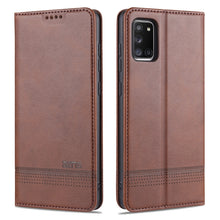 Load image into Gallery viewer, AZNS Magnetic Calf Texture Horizontal Flip Leather Case with Card Slots &amp; Holder &amp; Wallet, For Samsung Galaxy A11, For Samsung Galaxy A21s, For Samsung Galaxy A31, For Samsung Galaxy A41, For Samsung Galaxy A51, For Samsung Galaxy A71                  ...