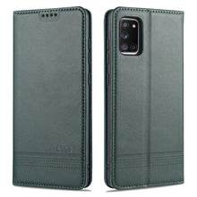 Load image into Gallery viewer, AZNS Magnetic Calf Texture Horizontal Flip Leather Case with Card Slots &amp; Holder &amp; Wallet, For Samsung Galaxy A11, For Samsung Galaxy A21s, For Samsung Galaxy A31, For Samsung Galaxy A41, For Samsung Galaxy A51, For Samsung Galaxy A71                  ...