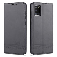Load image into Gallery viewer, AZNS Magnetic Calf Texture Horizontal Flip Leather Case with Card Slots &amp; Holder &amp; Wallet, For Samsung Galaxy A11, For Samsung Galaxy A21s, For Samsung Galaxy A31, For Samsung Galaxy A41, For Samsung Galaxy A51, For Samsung Galaxy A71                  ...