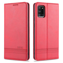Load image into Gallery viewer, AZNS Magnetic Calf Texture Horizontal Flip Leather Case with Card Slots &amp; Holder &amp; Wallet, For Samsung Galaxy A11, For Samsung Galaxy A21s, For Samsung Galaxy A31, For Samsung Galaxy A41, For Samsung Galaxy A51, For Samsung Galaxy A71                  ...