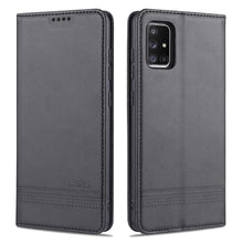 Load image into Gallery viewer, AZNS Magnetic Calf Texture Horizontal Flip Leather Case with Card Slots &amp; Holder &amp; Wallet, For Samsung Galaxy A11, For Samsung Galaxy A21s, For Samsung Galaxy A31, For Samsung Galaxy A41, For Samsung Galaxy A51, For Samsung Galaxy A71                  ...
