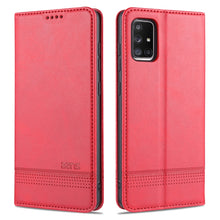Load image into Gallery viewer, AZNS Magnetic Calf Texture Horizontal Flip Leather Case with Card Slots &amp; Holder &amp; Wallet, For Samsung Galaxy A11, For Samsung Galaxy A21s, For Samsung Galaxy A31, For Samsung Galaxy A41, For Samsung Galaxy A51, For Samsung Galaxy A71                  ...