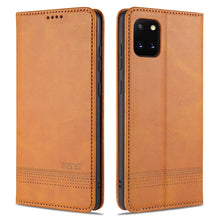 Load image into Gallery viewer, AZNS Magnetic Calf Texture Horizontal Flip Leather Case with Card Slots &amp; Holder &amp; Wallet, For Samsung Galaxy A11, For Samsung Galaxy A21s, For Samsung Galaxy A31, For Samsung Galaxy A41, For Samsung Galaxy A51, For Samsung Galaxy A71                  ...