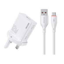 Load image into Gallery viewer, WK WP-U76 Kinkong 12W USB Charger Set, UK Plug, US Plug, EU Plug