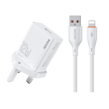 Load image into Gallery viewer, WK WP-U76 Kinkong 12W USB Charger Set, UK Plug, US Plug, EU Plug