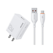 Load image into Gallery viewer, WK WP-U76 Kinkong 12W USB Charger Set, UK Plug, US Plug, EU Plug
