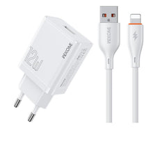 Load image into Gallery viewer, WK WP-U76 Kinkong 12W USB Charger Set, UK Plug, US Plug, EU Plug