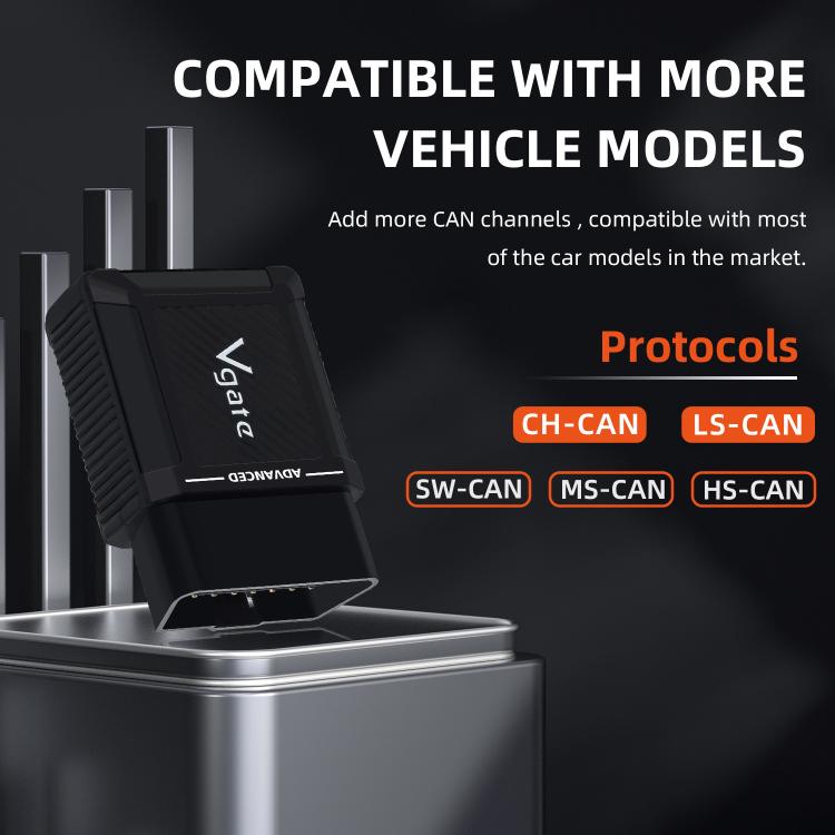 Vgate vLinker MS 12V / 24V Bluetooth Car OBD2 Scanner, vLinker MS