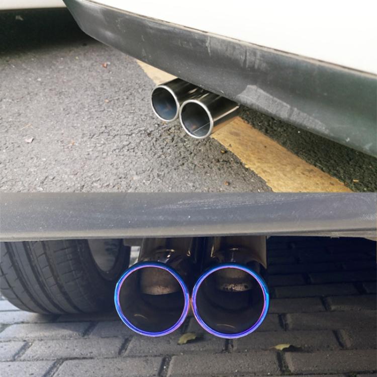 Car Modified Stainless Steel Exhaust Pipe Tail Throat, For Bora 2002-2008