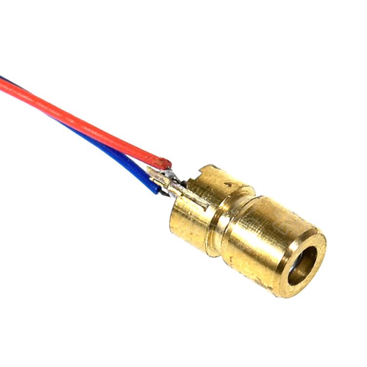 10pcs/Pack Adjustable Diode Laser Head Red Dot Laser Module, 5V, 3V