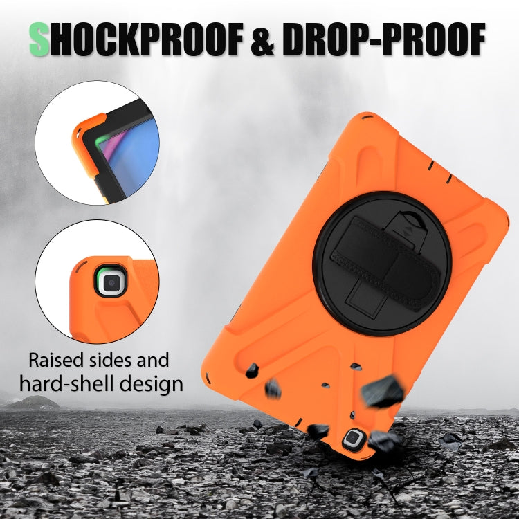 Shockproof Colorful Silicone + PC Protective Case with Holder & Hand Grip Strap