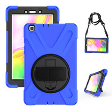Load image into Gallery viewer, Shockproof Colorful Silicone + PC Protective Case with Holder &amp; Hand Grip Strap