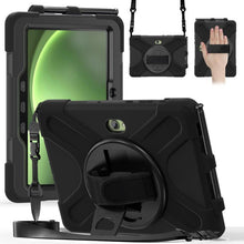 Load image into Gallery viewer, Shockproof Colorful Silicone + PC Protective Case with Holder &amp; Hand Grip Strap