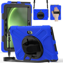 Load image into Gallery viewer, Shockproof Colorful Silicone + PC Protective Case with Holder &amp; Hand Grip Strap