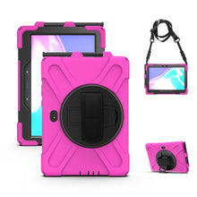 Load image into Gallery viewer, Shockproof Colorful Silicone + PC Protective Case with Holder &amp; Hand Grip Strap