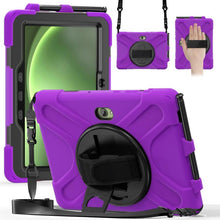 Load image into Gallery viewer, Shockproof Colorful Silicone + PC Protective Case with Holder &amp; Hand Grip Strap