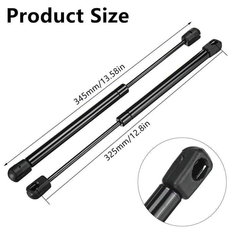2pcs/Pack 325mm ARB Canopy Rear Window Glass Support Struts 1921VR, For Toyota Hilux Iii Vii