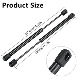 2pcs/Pack 325mm ARB Canopy Rear Window Glass Support Struts 1921VR, For Toyota Hilux Iii Vii