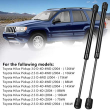 Load image into Gallery viewer, 2pcs/Pack 325mm ARB Canopy Rear Window Glass Support Struts 1921VR, For Toyota Hilux Iii Vii