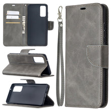 Load image into Gallery viewer, Lambskin Texture Pure Color Horizontal Flip PU Leather Case with Holder &amp; Card Slots &amp; Wallet &amp; Lanyard