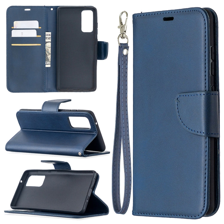 Lambskin Texture Pure Color Horizontal Flip PU Leather Case with Holder & Card Slots & Wallet & Lanyard