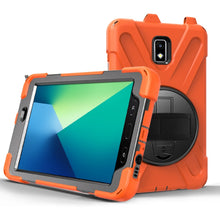 Load image into Gallery viewer, Shockproof Colorful Silicone + PC Protective Case with Holder &amp; Hand Grip Strap &amp; Pen Slot