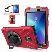 Load image into Gallery viewer, Shockproof Colorful Silicone + PC Protective Case with Holder &amp; Hand Grip Strap &amp; Pen Slot