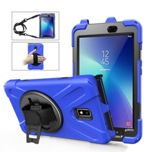 Load image into Gallery viewer, Shockproof Colorful Silicone + PC Protective Case with Holder &amp; Hand Grip Strap &amp; Pen Slot