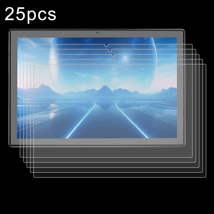 25pcs 9H 0.3mm Explosion-proof Tempered Glass Film, For Eaglesoar EE-P30 Tablet 10.1 inch