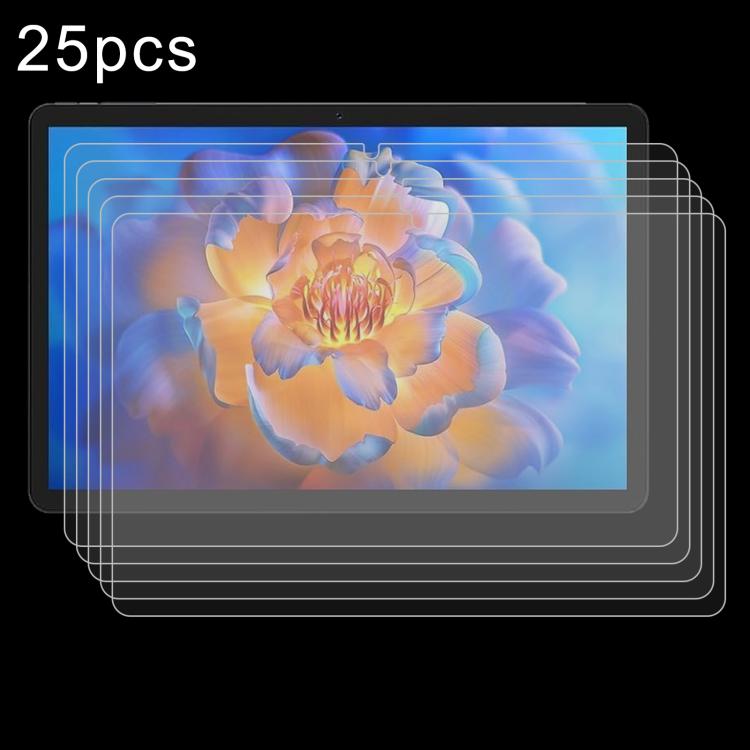 25pcs 9H 0.3mm Explosion-proof Tempered Glass Film, For Tuohaitime C30 10.1 inch, For Tuohaitime K10 11 inch