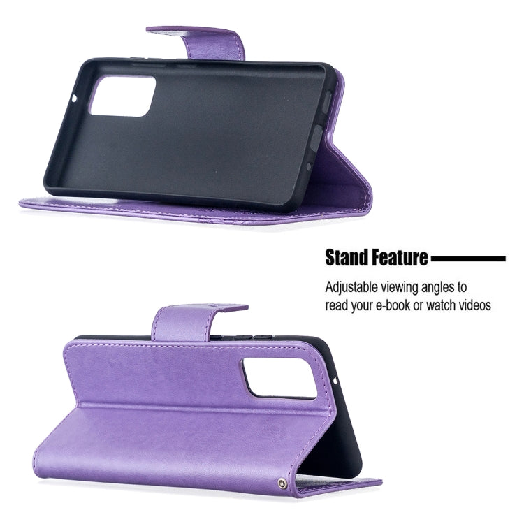 Embossing Two Butterflies Pattern Horizontal Flip PU Leather Case with Holder & Card Slot & Wallet & Lanyard