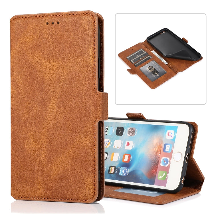 Retro Magnetic Closing Clasp Horizontal Flip Leather Case with Holder & Card Slots & Photo Frame & Wallet, For iPhone 6, For iPhone 6 Plus, For iPhone SE 2022 / SE 2020 / 8 / 7, For iPhone 8 Plus / 7 Plus, For iPhone 11, For iPhone 11 Pro              ...