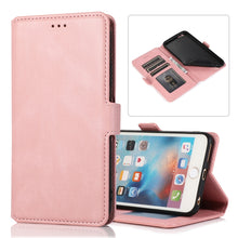 Load image into Gallery viewer, Retro Magnetic Closing Clasp Horizontal Flip Leather Case with Holder &amp; Card Slots &amp; Photo Frame &amp; Wallet, For iPhone 6, For iPhone 6 Plus, For iPhone SE 2022 / SE 2020 / 8 / 7, For iPhone 8 Plus / 7 Plus, For iPhone 11, For iPhone 11 Pro              ...