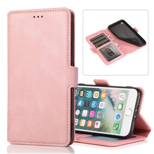 Load image into Gallery viewer, Retro Magnetic Closing Clasp Horizontal Flip Leather Case with Holder &amp; Card Slots &amp; Photo Frame &amp; Wallet, For iPhone 6, For iPhone 6 Plus, For iPhone SE 2022 / SE 2020 / 8 / 7, For iPhone 8 Plus / 7 Plus, For iPhone 11, For iPhone 11 Pro              ...