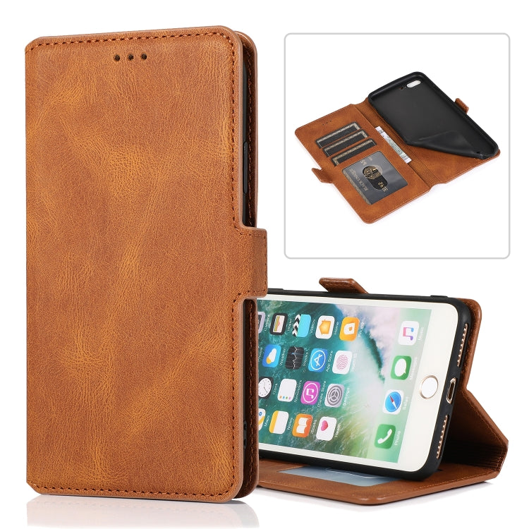 Retro Magnetic Closing Clasp Horizontal Flip Leather Case with Holder & Card Slots & Photo Frame & Wallet, For iPhone 6, For iPhone 6 Plus, For iPhone SE 2022 / SE 2020 / 8 / 7, For iPhone 8 Plus / 7 Plus, For iPhone 11, For iPhone 11 Pro              ...