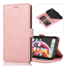 Load image into Gallery viewer, Retro Magnetic Closing Clasp Horizontal Flip Leather Case with Holder &amp; Card Slots &amp; Photo Frame &amp; Wallet, For iPhone XR, For iPhone XS Max