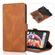 Load image into Gallery viewer, Retro Magnetic Closing Clasp Horizontal Flip Leather Case with Holder &amp; Card Slots &amp; Photo Frame &amp; Wallet, For iPhone XR, For iPhone XS Max