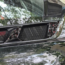 Load image into Gallery viewer, 6pcs/Set Forged Gold Foil Carbon Fiber Car Engine Side Vents Decorative Sticker for Chevrolet Corvette C8 2020-, Left and Right Driver, Engine Side Vents