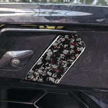 Load image into Gallery viewer, 2pcs/Set Forged Gold Foil Carbon Fiber Car Trailer Hook Decorative Sticker for Chevrolet Corvette C8 2020-, Left and Right Driver, Trailer Hook