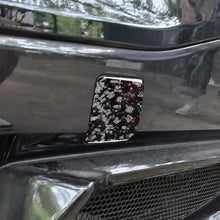 Load image into Gallery viewer, 2pcs/Set Forged Gold Foil Carbon Fiber Car Trailer Hook Decorative Sticker for Chevrolet Corvette C8 2020-, Left and Right Driver, Trailer Hook